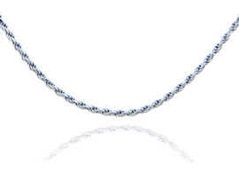 Sterling Silver Rope Chain 1.25 mm