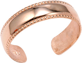 Rose Gold Bold Toe Ring