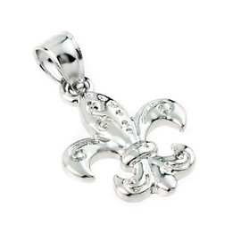 Silver Fleur de Lis Pendant