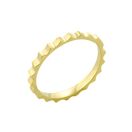 Gold Spiked Knuckle Ring