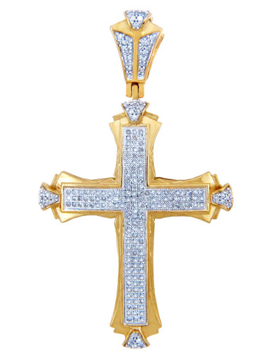 Diamond Pave Cross Pendant