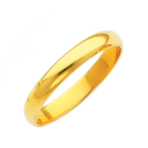 Gold Classic Wedding Band - 2MM