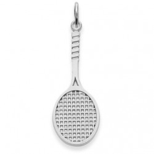 925 Silver Tennis Racket Charm pendant