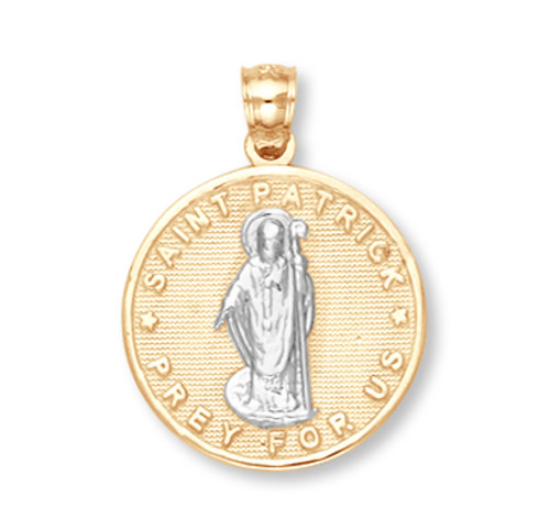 Yellow Gold Saint Patrick Pendant