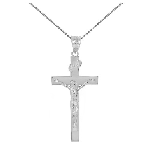 Sterling Silver Jesus Crucifix Cross 