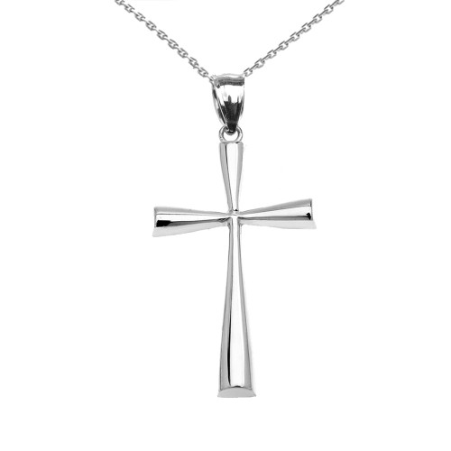 Sterling Silver Dainty Cross Pendant 