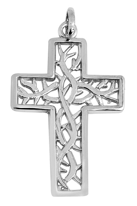 Celtic Trinity Cross Silver Pendant