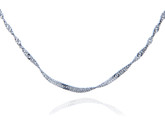 Singapore 925 Sterling Silver Chain 1.52 mm