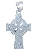 925 Sterling Silver Celtic Cross Small Pendant