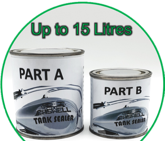 Caswell Clear Fuel Tank Sealer Up to 15 litres Surface Monkey Limited