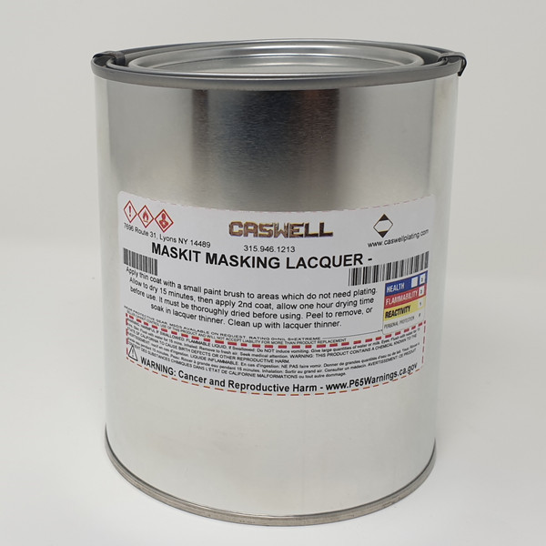 Masking Lacquer For Anodising, Plating and Powder Coating (1Quart US)