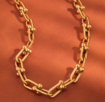 18K Gold Plated Chain Necklace
