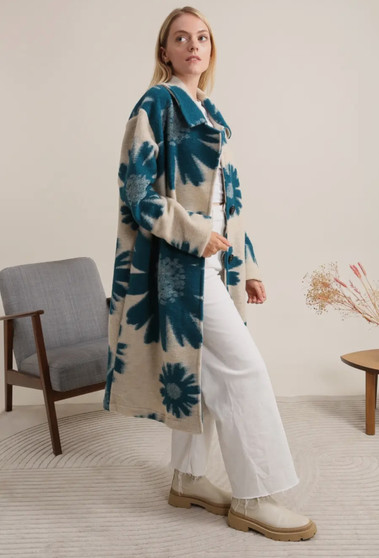 Floral Coat - Italy - Sale 