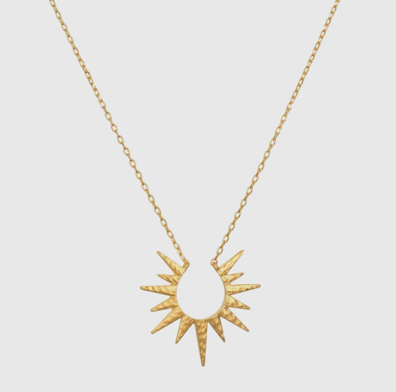 16" North Star Burst Necklace