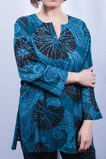 Blue Burst Tunic