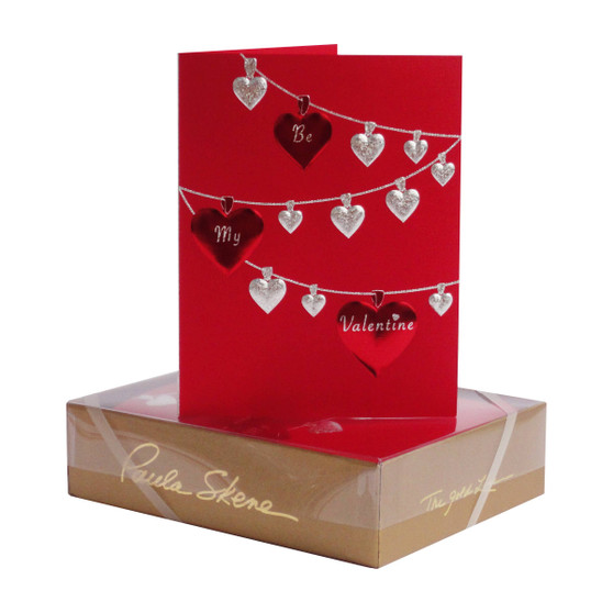 Heart Garland Valentine Card