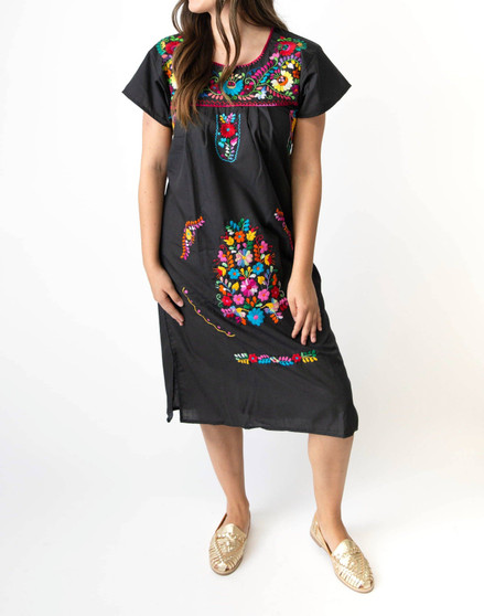 Embroidered Mexican Pueblo Dresses