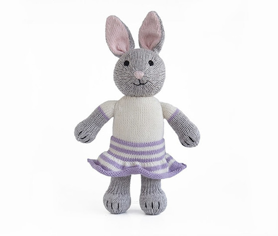 Knit Cotton Bunny in Skirt