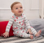 Valentine X's & O's Cotton Romper