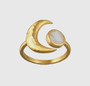 Cradled in Light Moonstone Ring