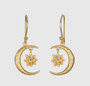 Moon Lotus Earrings