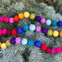 Rainbow Felt Holiday Garland