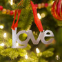 Love Tin Ornament