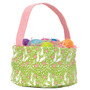 Bunnies Green Easter Basket