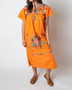 Embroidered Mexican Pueblo Dresses