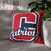 Cousino Patriots Square Pillowcase (Red)