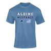 Aldine Mustangs Spirit Flag Men's Premium SS T-Shirt