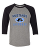 Aldine Mustangs Lacrosse Women's Baseball T-Shirt