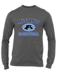 Aldine Mustangs Basketball #1 Men's LS T-Shirt