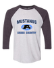 Aldine Mustangs Cross Country Men's Baseball T-Shirt