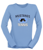 Aldine Mustangs Tennis Women's LS T-Shirt