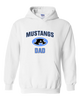 Aldine Mustangs Dad Men's Hoodie