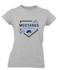 Aldine Mustangs Baseball #2 Women's Premium SS T-Shirt