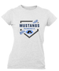 Aldine Mustangs Baseball #2 Women's Premium SS T-Shirt