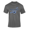 Aldine Mustangs Baseball #2 Men's Premium SS T-Shirt