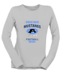 Aldine Mustangs Football #6 Women's LS T-Shirt