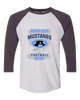 Aldine Mustangs Football #6 Men's Baseball T-Shirt