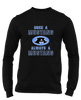 Aldine Mustangs Once A Men's Premium LS T-Shirt