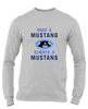 Aldine Mustangs Once A Men's Premium LS T-Shirt