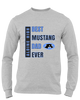 Aldine Mustangs Best Mustang Dad Men's LS T-Shirt