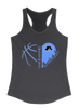 Aldine Mustangs Heart Basketball Women's Tank Top