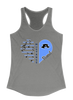 Aldine Mustangs Heart Band Women's Tank Top
