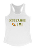 East Lincoln Mustangs Camo Flag Women's Tank Top