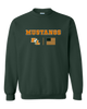 East Lincoln Mustangs Team Colors Flag Men's Sweatshirt
