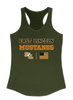 East Lincoln Mustangs Spirit Flag Women's Tank Top