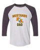 East Lincoln Mustangs Dad Men's Baseball T-Shirt
